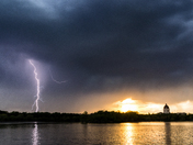 Lightning Interrupting the Sunset
