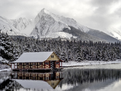 Maligne Lake Winter