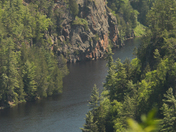 Acray lake in algonquin