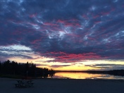 Sunset on Long Lake