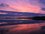 Sunset over Lake Lac du Bonnet