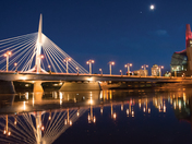 Esplanade bridge night scene in June 30th