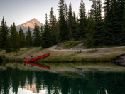 Forgetmenot pond sunset shots 