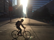 Sun light in the downtown core