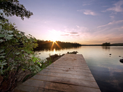 Sunset at Keji wharf
