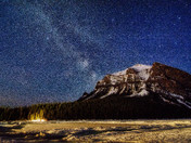 Milky Way over the Lake Louise