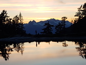 Elfin lake reflection