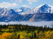 Autumn morning in the Yukon