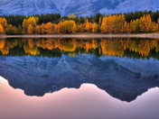 Smokey Sunset at Wedge Pond