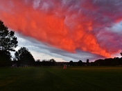 Soccer field claimed by aliens