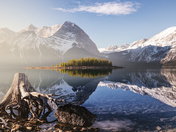 Morning Haze at Upper Kananskis Lake