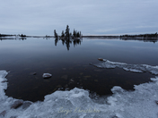 Twilight over Otter Falls