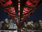 Peace bridge Calgary AB