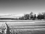COLD AND CLEAR AT BLUFFER'S BEACH