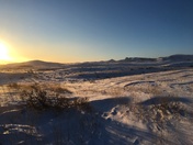 Sunset in the Frenchman River Valley