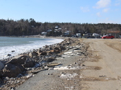 Aftermath of category 2 hurrican, Queensland beach N.S.