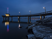 Brant Street Pier Blue Hour
