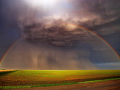 Rainbow storm