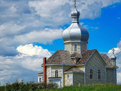 Ukrainian church, Alberta, Canada