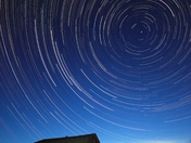 Star trails on the prairies