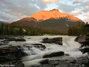 last light athabasca falls 