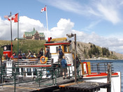 Waterton hotel and the old ship