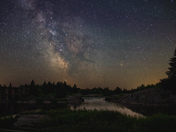 Pinawa Dam Milky Way