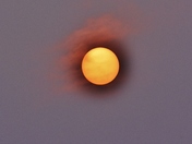 That strange sun yesterday...