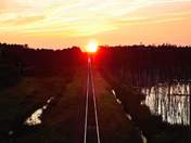 Walking into the Sunset 