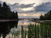 Sunset at Long Lake Provincial Park