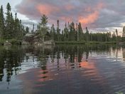 Sunset at Lac Claxton