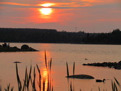 Sunset at Long Lake Provincial Park