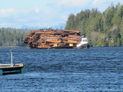 log barge