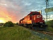 CPR Train on the Transcona Trail