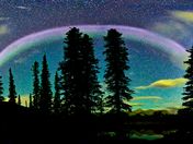 The #STEVE sub auroral Arc panorama