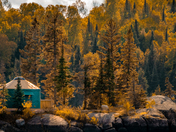 Layers of buring hues