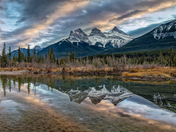 Three Sisters Sunset