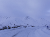 Tombstone in the Yukon Tundra
