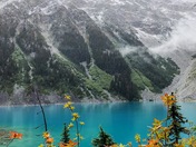 Vibrant mountain colours