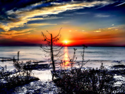 SUNSET IN LONELY BAY