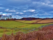 Farmer's fields in the Fall.