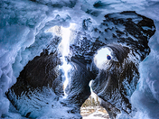 Exploring frozen waterfalls