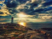 Peggys Cove after the storm