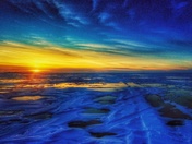 Sunset on Lake Manitoba