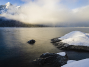 Cloud on Upper Kananaskis Lake