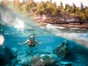 Diving in the Canadian tropics