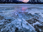 Bubbles at Abraham Lake