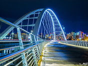 Walterdale Bridge at night