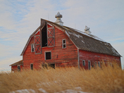 A Forgotten Prairie Barn