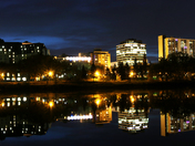 Downtown Skyline Reflection